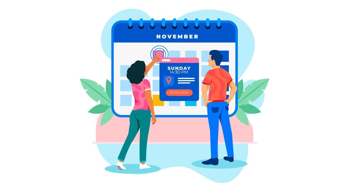 Booking an appointment at the office