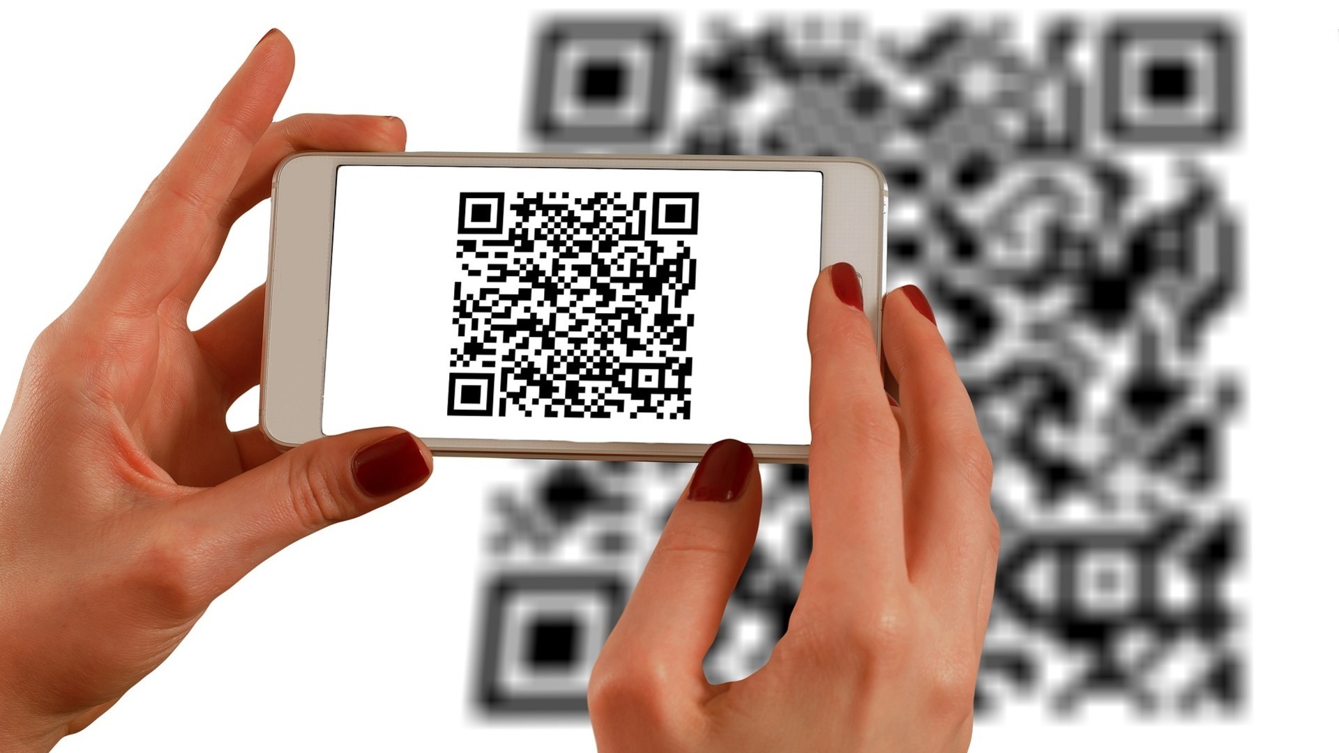 Ordering service using QR code